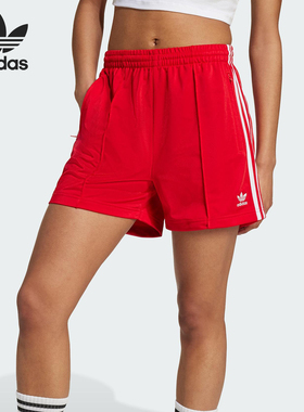 Adidas/阿迪达斯正品三叶草女士宽松运动经典复古短裤IY7207