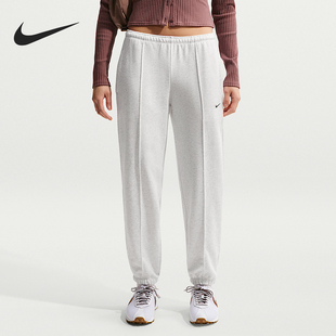 Nike/耐克正品2026春季款女士日常中腰针织刺绣长裤IF0233-051