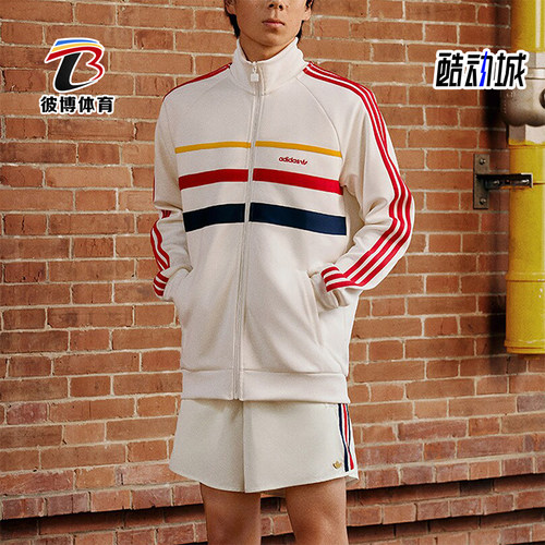 阿迪达斯男士运动休闲宽松外套