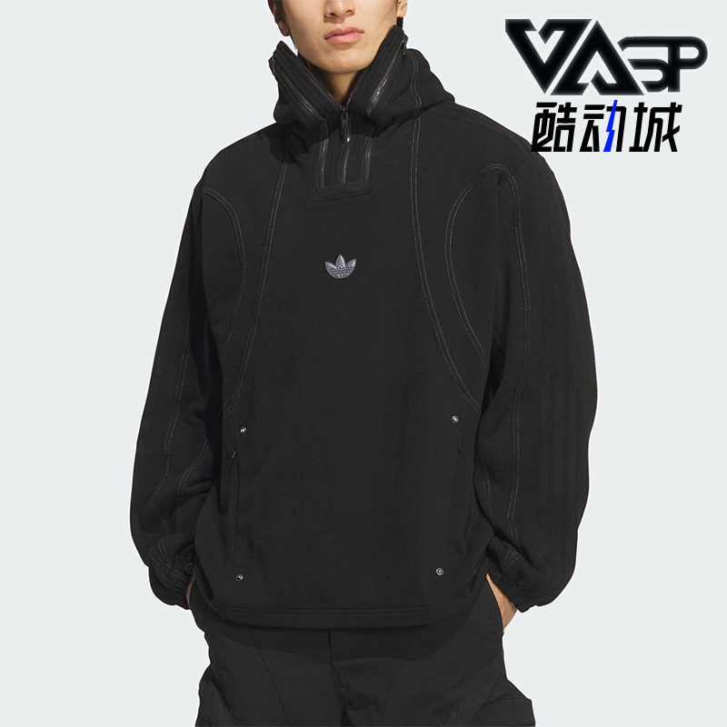 Adidas/阿迪达斯正品三叶草男女套头潮流宽松保暖休闲卫衣KS8234