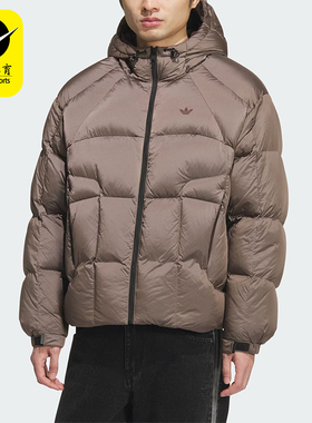 Adidas/阿迪达斯正品三叶草男士休闲复古宽松面包羽绒服KS6080