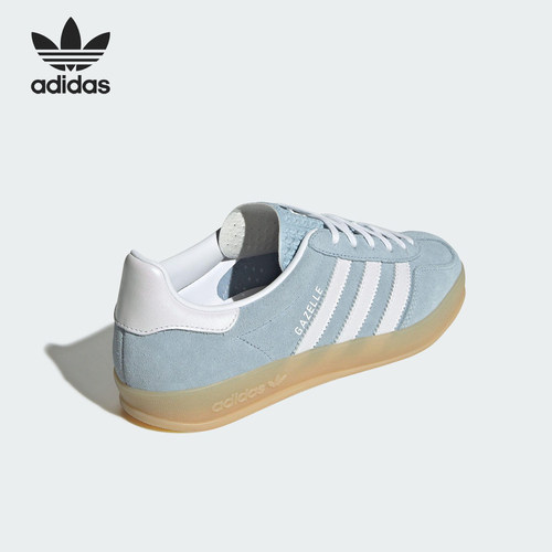 Adidas/阿迪达斯官方正品三叶草女士系带经典轻便低帮板鞋JQ7009