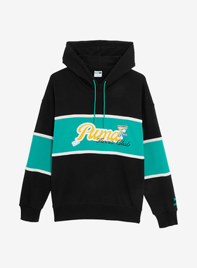 Puma/彪马正品春季新款男女抽绳休闲运动针织卫衣625800-01