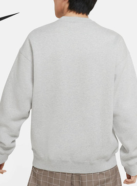 Nike/耐克正品新款刺绣Logo经典休闲圆领套头男子卫衣 DA0318-063