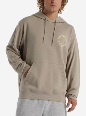 New Balance/NB正品运动男子舒适百搭连帽卫衣套头衫MT51916-ADS