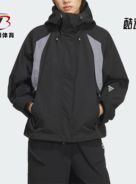 Adidas/阿迪达斯正品FUTURE STYLE女士连帽保暖梭织外套KS0065