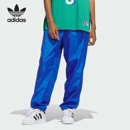Adidas/阿迪达斯正品三叶草系带男女同款宽松运动长裤IT9951
