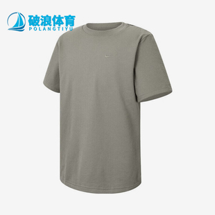 款 320 Nike 2025夏季 宽松短袖 HJ4044 休闲针织经典 耐克正品 男士