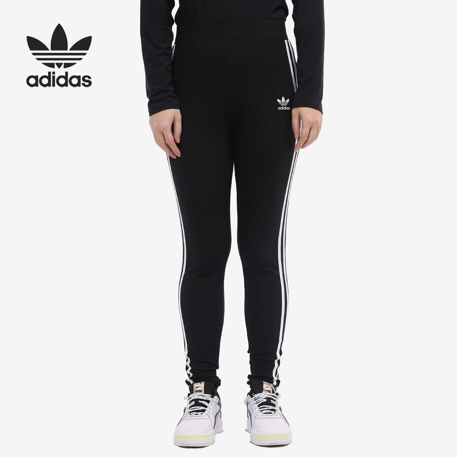 Adidas/阿迪达斯高腰运动长裤