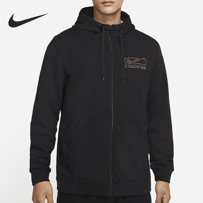 耐克新款运动休闲连帽拉链外套