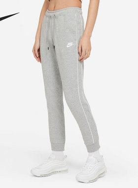 Nike/耐克正品夏季女针织印花锥形FUTURA休闲长裤CZ8341-063