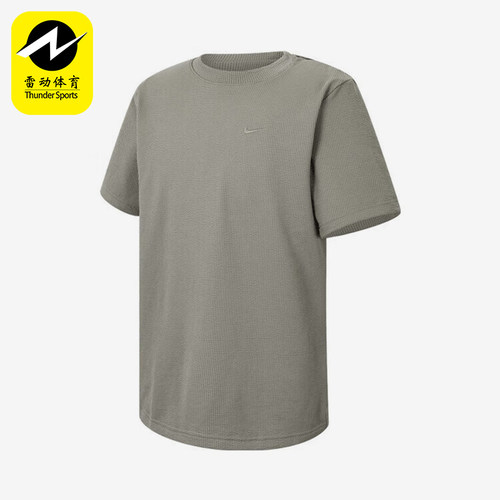 Nike/耐克正品2025夏季款男士休闲针织经典宽松短袖HJ4044-320