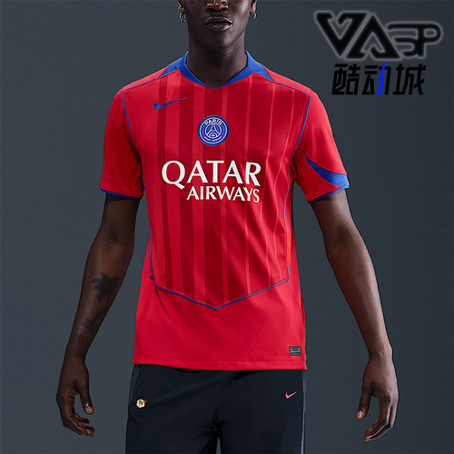 Nike/耐克正品Dri-FIT男士运动足球透气比赛训练短袖HJ4606-680