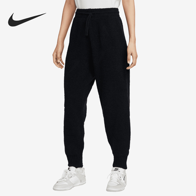 耐克女士简约透气针织长裤