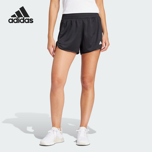 KNIT Adidas 阿迪达斯官方正品 PACER IQ2576 HIGH女士运动健身短裤