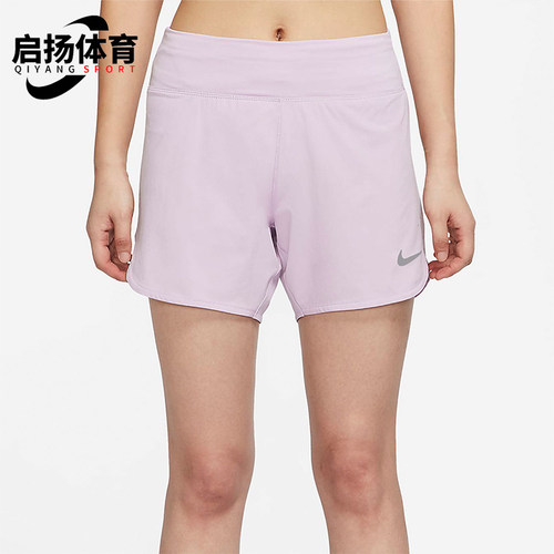 Nike/耐克正品2025女士印花运动透气松紧腰跑步短裤CZ9569-530