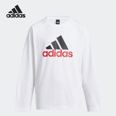 阿迪达斯长袖运动长袖T恤