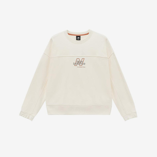 New Balance/NB正品2025新款女子运动休闲卫衣套头衫AWT24321-CIC
