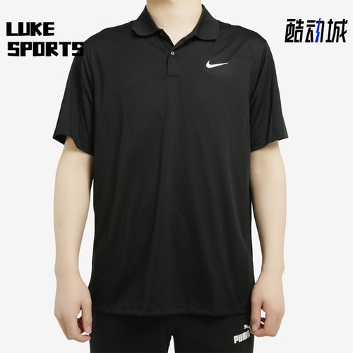 Nike/耐克正品新款男高尔夫纯色合身直筒Polo衫BV0355-010