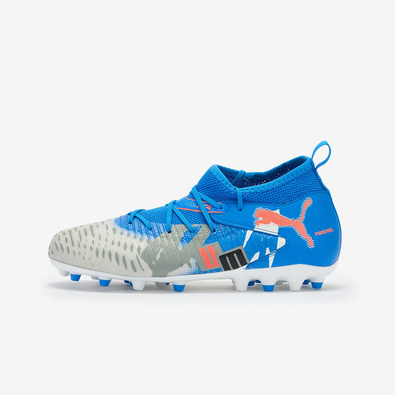 Puma/彪马正品2025冬季款儿童减震运动耐磨中帮足球鞋108789-01