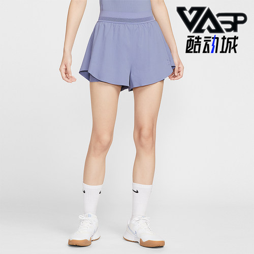 Nike/耐克正品Dri-FIT女士运动网球训练梭织透气短裤FZ6724-499