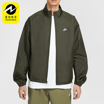 Nike/耐克正品春秋男士运动立领拉链复古简约夹克外套HV1140-355