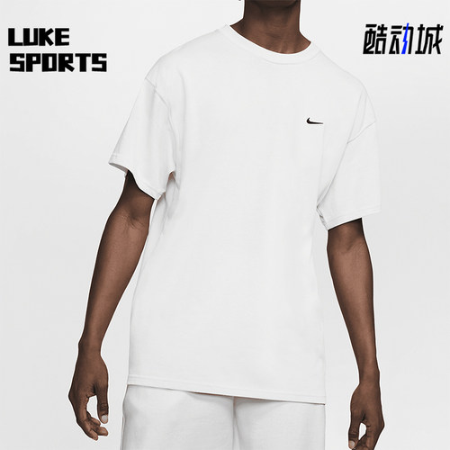 Nike/耐克正品夏季新款男士针织简约户外运动短袖DA0321-100