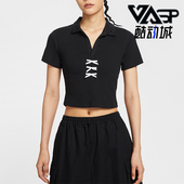 耐克正品 T恤IM3393 Sportswear女士修身 短袖 010 罗纹翻领经典 Nike