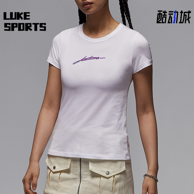Nike/耐克正品2025夏季款女士短款透气经典圆领休闲T恤IB7029-100