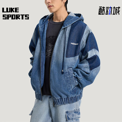 Adidas/阿迪达斯正品三叶草男士亲肤时尚宽松日常休闲外套KR5056
