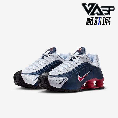 Nike/耐克正品Shox R4 GS女子大童气柱经典透气运动鞋CW2626-400