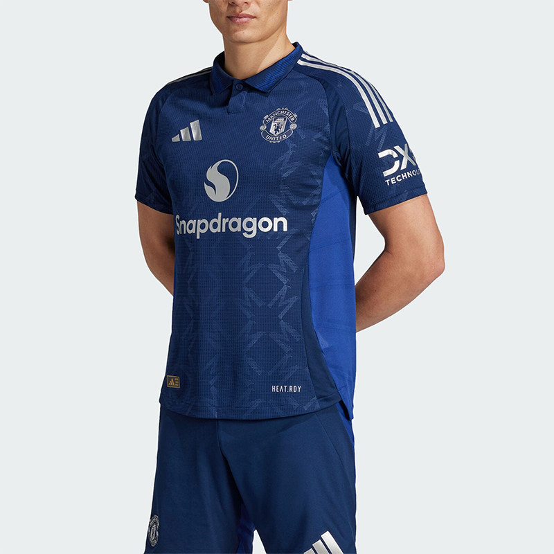 Adidas/阿迪达斯正品曼联球员版客场男士足球短袖球衣IU1391