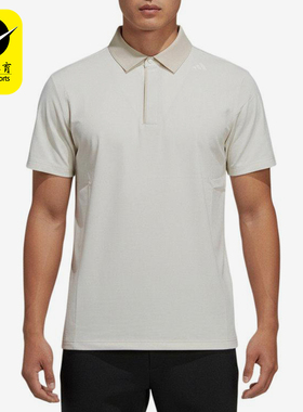 Adidas/阿迪达斯正品WUZONGTAN新款男米白色短袖Polo衫KW4762