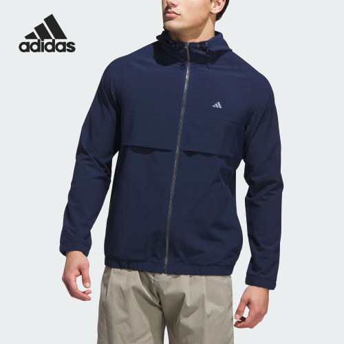 Adidas/阿迪达斯正品GO-TO FZ WNDBRK男士高尔夫外套JL7914