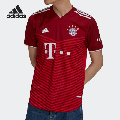 Adidas/阿迪达斯FCB H JSY AU男子球员版运动短袖T恤GM5308