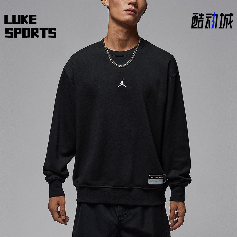 Nike/耐克正品JORDAN男士休闲套头针织运动圆领卫衣IO7830-010