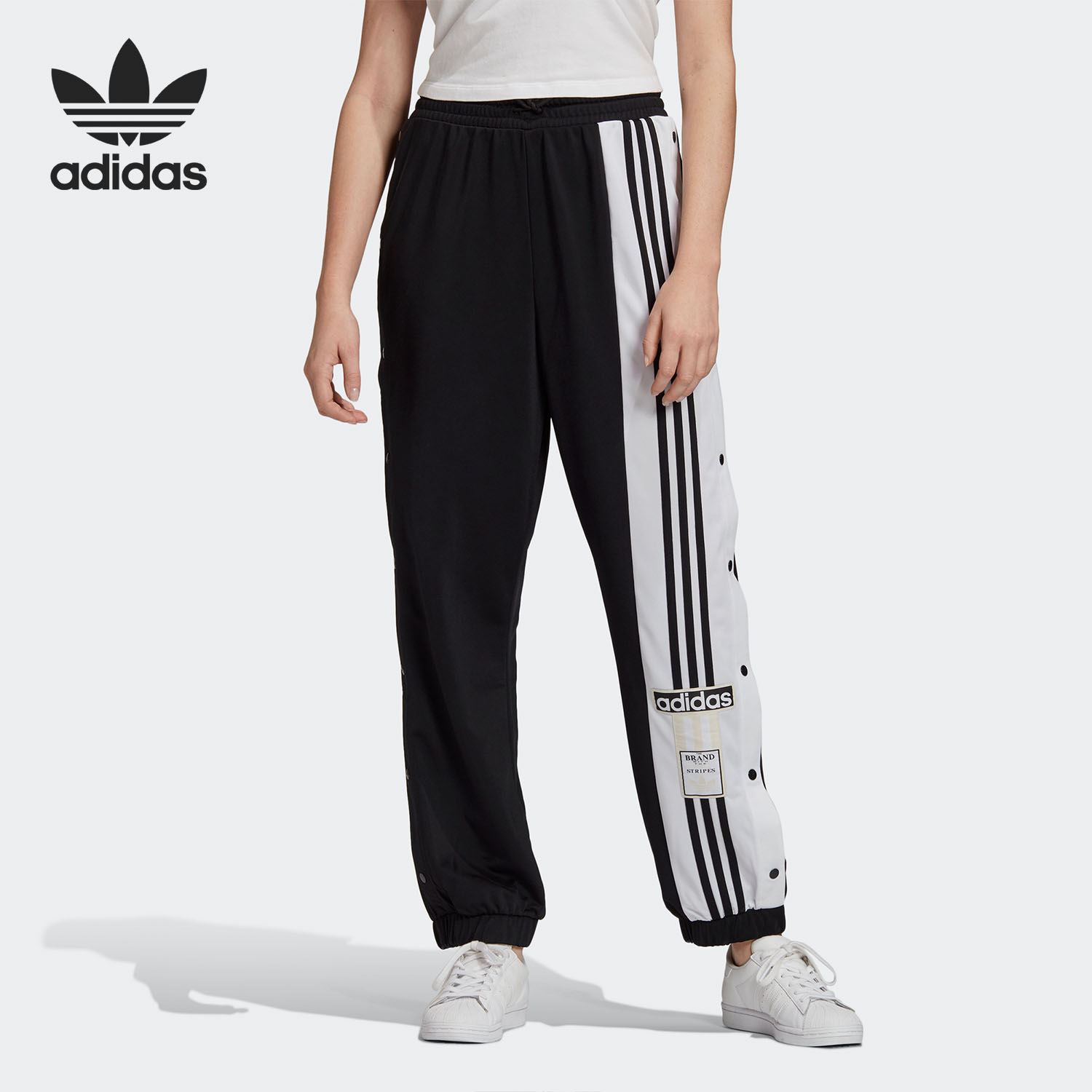 Adidas/阿迪达斯女子侧排扣长裤