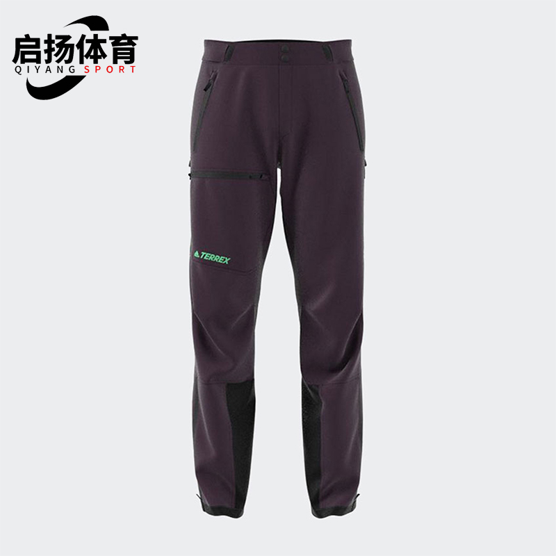 Adidas/阿迪达斯正品2025男士防风运动经典休闲软壳冲锋裤GJ8314