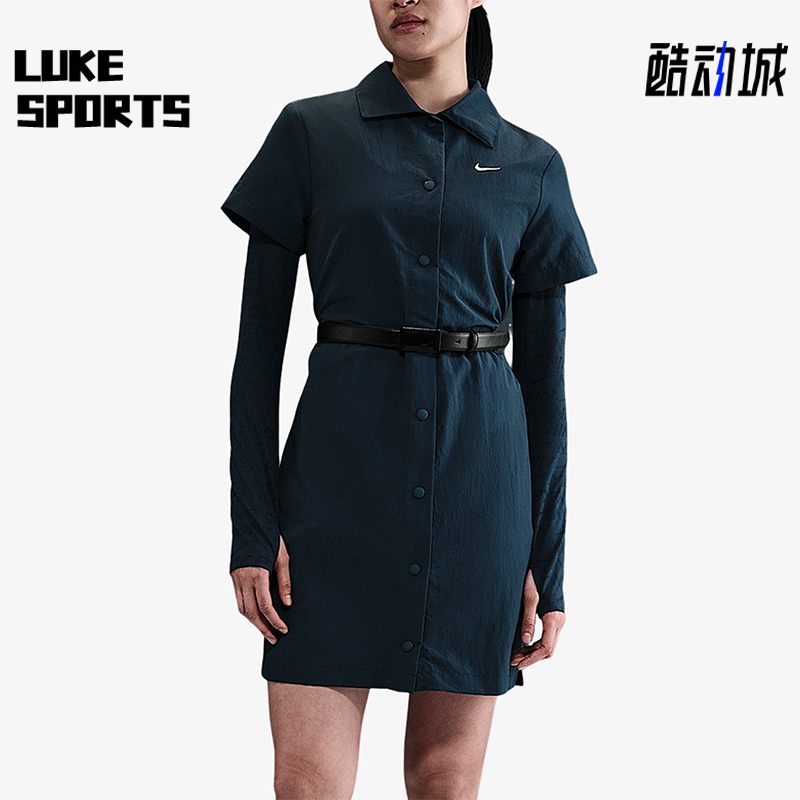Nike/耐克正品Sportswear女士运动日常休闲透气连衣裙HJ1145-478