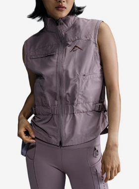 Nike/耐克正品时尚女士休闲立领拉无袖加绒背心马甲FV6399-226