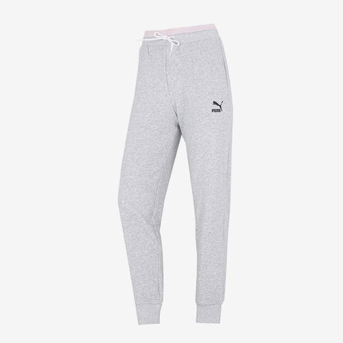 Puma/彪马正品新款女子运动休闲跑步训练系带长裤537525-04