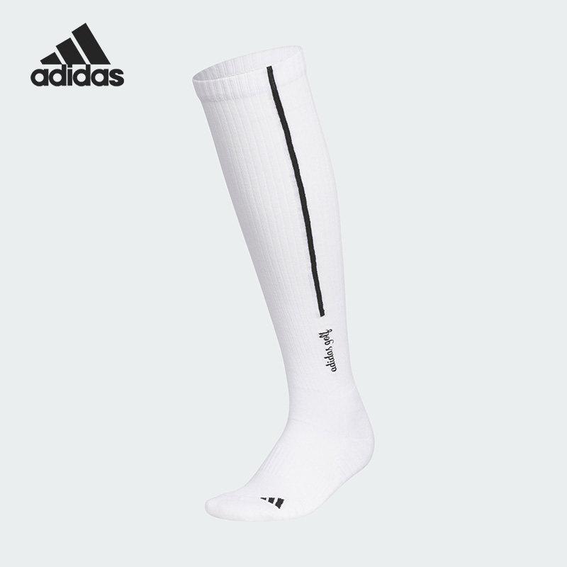 Adidas/阿迪达斯正品当季新款女子及膝高尔夫袜一双装IB0472,运动包/户外包/配件,运动袜,淘宝优惠券,粉丝福利购,淘宝优惠卷