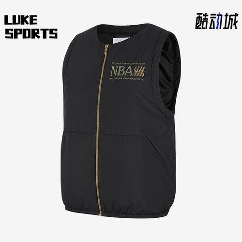 Nike/耐克正品男士运动字母印花图案休闲棉马甲FD8451-010