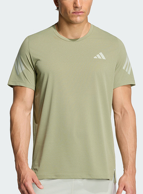 Adidas/阿迪达斯正品新款男士透气健身经典跑步运动短袖T恤HZ9567