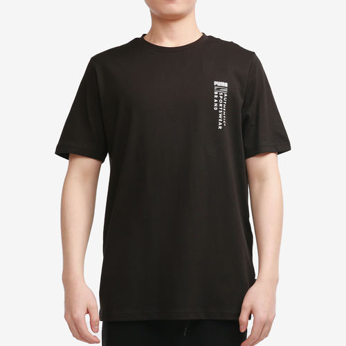 Puma/彪马正品春季新款男子简约休闲运动短袖T恤衫 855975-01