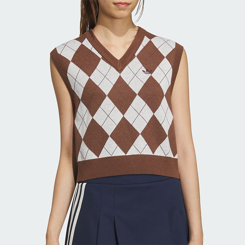 阿迪达斯正品女子休闲单马甲