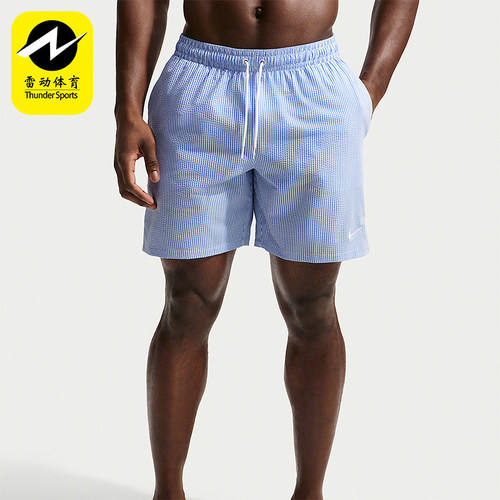 Nike/耐克正品Swim Breaker男士刺绣休闲沙滩系带短裤IQ7742-452