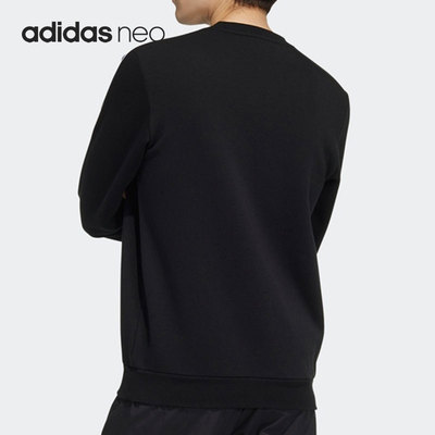 圆领Adidas阿迪运动卫衣/套头衫