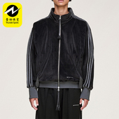 Adidas 三叶草男女休闲天鹅绒宽松运动外套KC0317 阿迪达斯正品