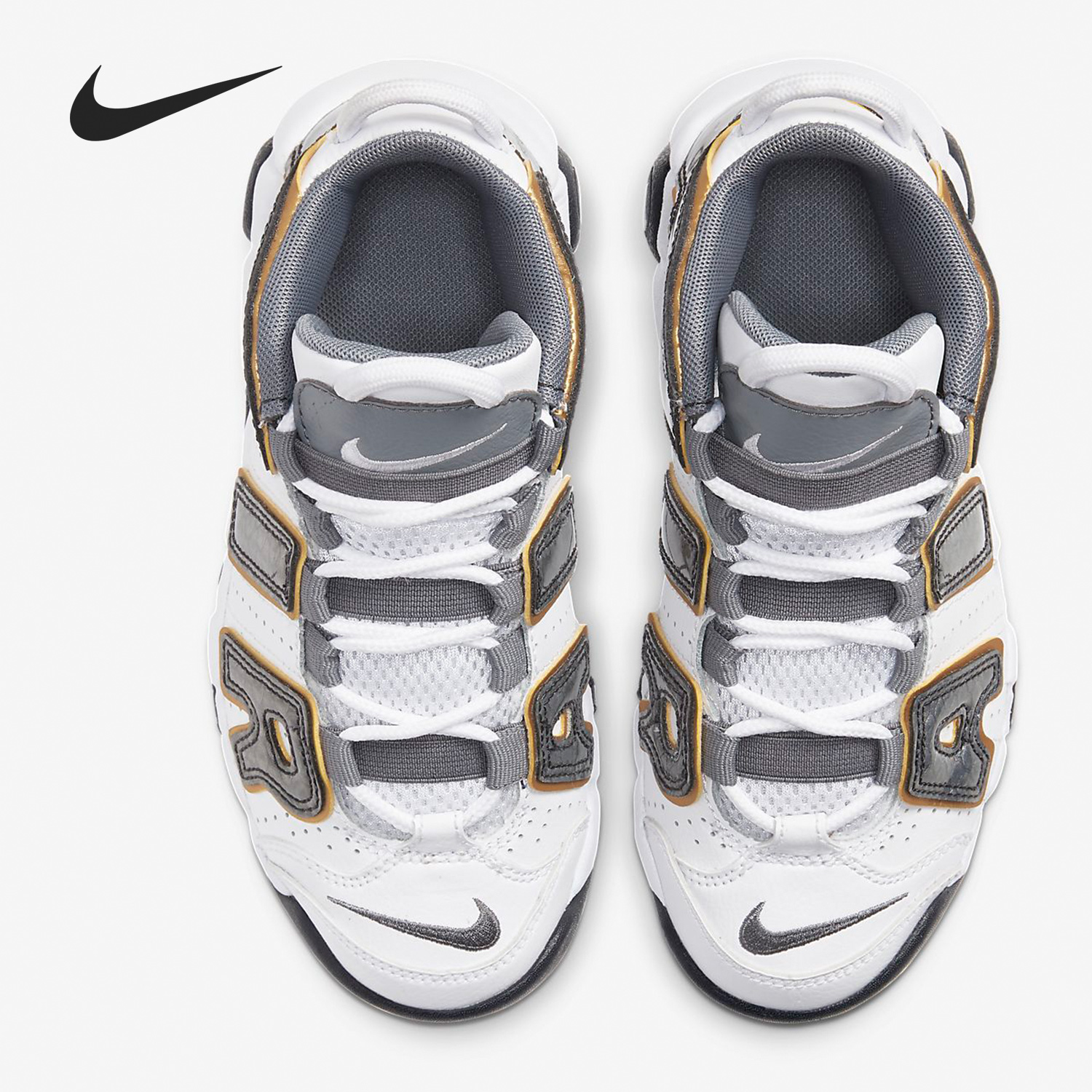 Nike/耐克正品Air More Uptempo大童系带运动篮球鞋CQ4581